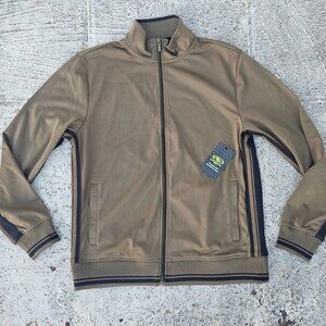Athletic Works Men Track Jacket Athletic Sport Coat Zip Up Size M 38-40 New
